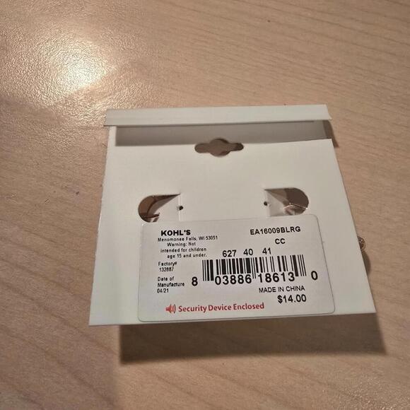 Lauren Conrad Dangle Earrings Silvertone - Picture 3 of 6